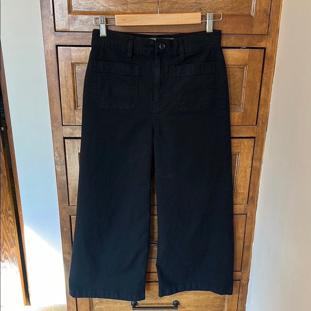 Women’s JCrew Point Sur Wide-Leg Crop Pants sz 26